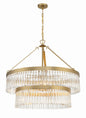 Crystorama - EMO-5408-MG - Nine Light Chandelier - Emory - Modern Gold