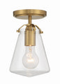 Crystorama - VSS-7002-LG_CEILING - One Light Semi Flush Mount - Voss - Luxe Gold