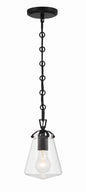 Crystorama - VSS-7002-MK - One Light Mini Pendant - Voss - Matte Black