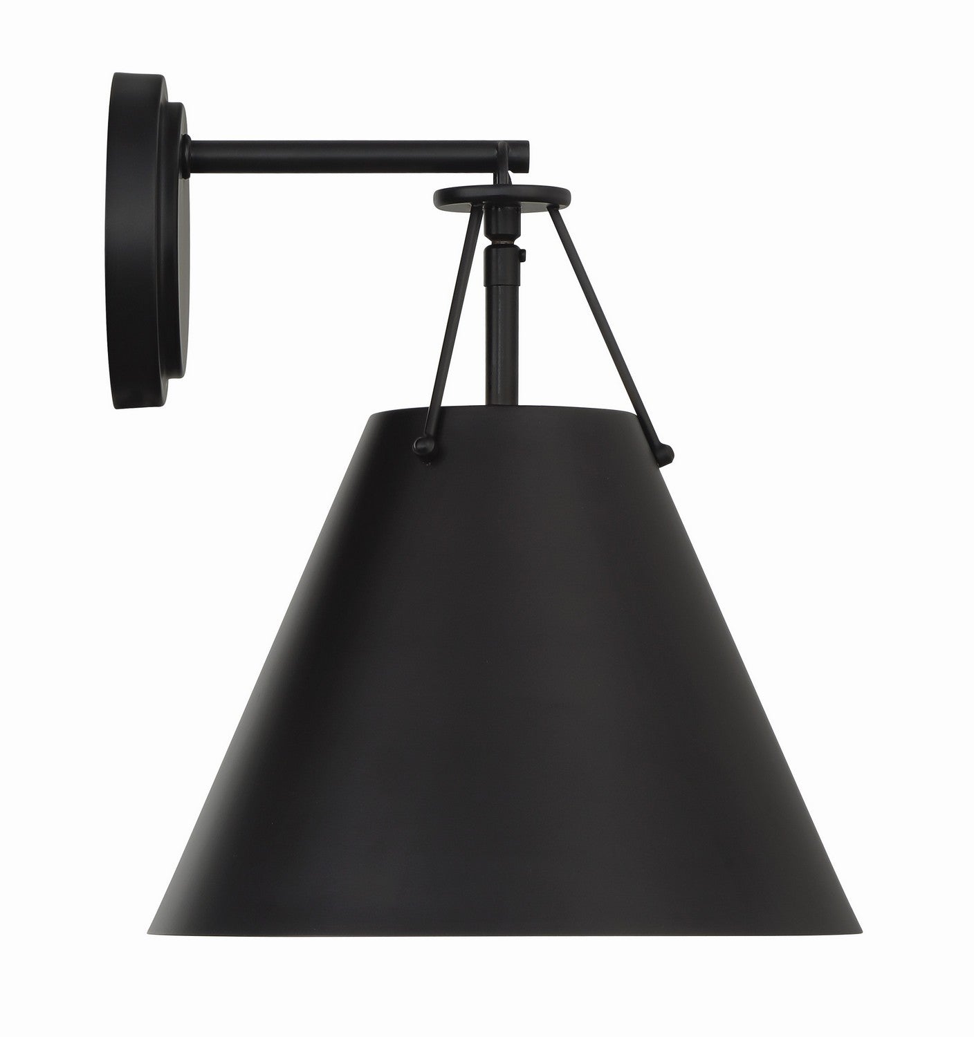 Crystorama - XAV-B8311-MK - One Light Task Sconce - Xavier - Matte Black