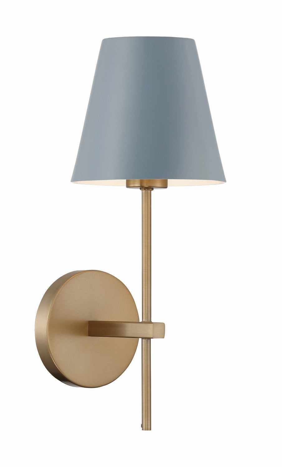 Crystorama - XAV-B8321-VG-BL - One Light Wall Sconce - Xavier - Vibrant Gold / Blue