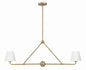 Crystorama - XAV-B9302-VG-WH - Two Light Chandelier - Xavier - Vibrant Gold + White