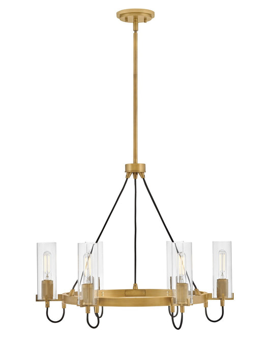 Hinkley - 37855HB - LED Chandelier - Ryden - Heritage Brass