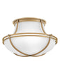 Hinkley - 44491HB - LED Flush Mount - Saddler - Heritage Brass