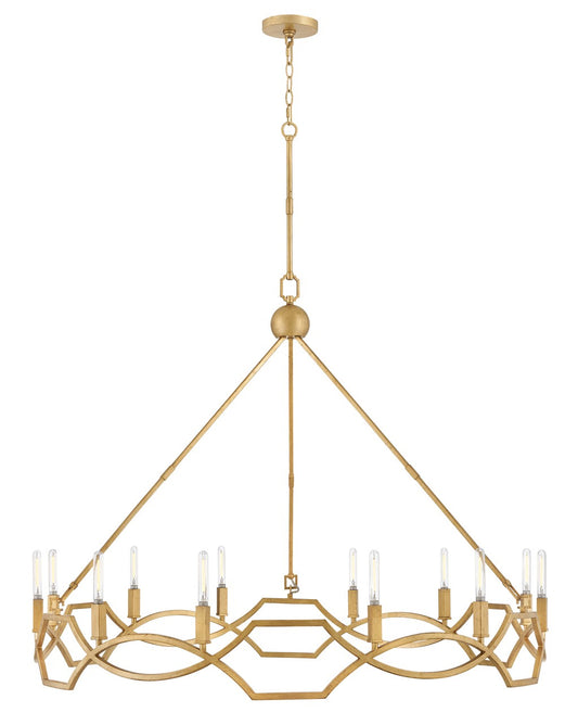 Hinkley - 45786DA - LED Chandelier - Leona - Distressed Brass