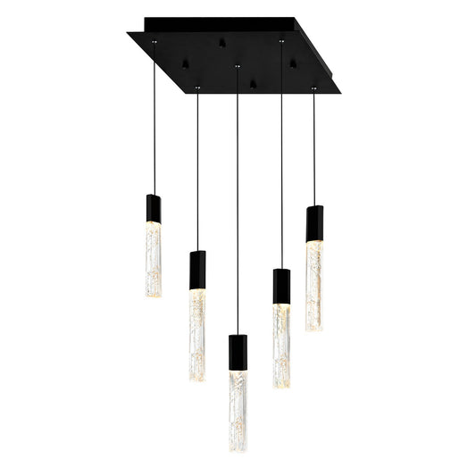 CWI Lighting - 1589P12-5-101 - LED Mini Pendant - Greta - Black
