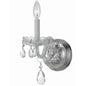 Crystorama - 1031-CH-CL-MWP - One Light Wall Sconce - Traditional Crystal - Polished Chrome