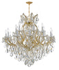 Crystorama - 4418-GD-CL-MWP - 19 Light Chandelier - Maria Theresa - Gold