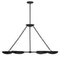 George Kovacs - P1316-076 - Six Light Chandelier - Undertas - Textured Black