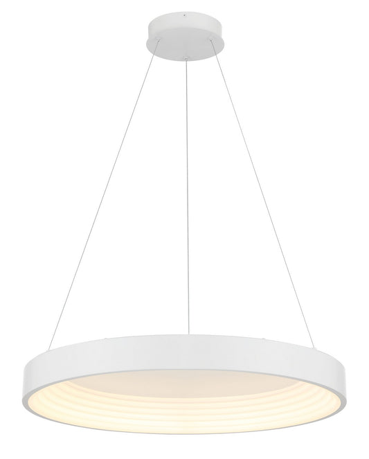 George Kovacs - P5555-44B-L - LED Pendant - Conc - Matte White