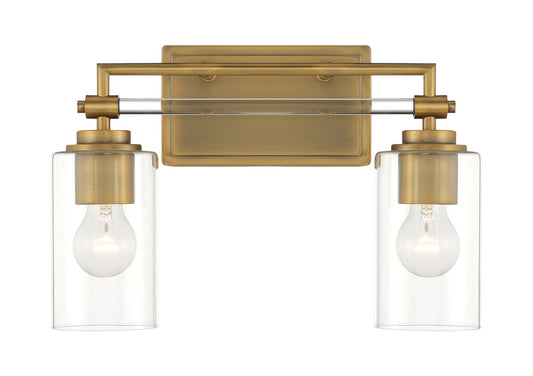 Minka-Lavery - 2642-575 - Two Light Bath Vanity - Binsly - Antique Noble Brass