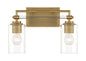 Minka-Lavery - 2642-575 - Two Light Bath Vanity - Binsly - Antique Noble Brass
