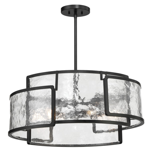 Minka-Lavery - 5267-66A - Six Light Pendant - Bella Collina - Coal