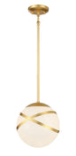 Minka-Lavery - 5431-853 - One Light Mini Pendant - Batignolles By Robin Baron - Spring Gold Leaf