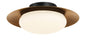 Minka-Lavery - 5625-869-L - LED Flush Mount - Zinola - Sand Coal & Halcyon Gold