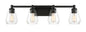 Minka-Lavery - 5704-66A - Four Light Bath Vanity - Clarity - Coal
