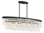 Minka-Lavery - 6707-66 - Five Light Island Pendant - Shimmering Elegance - Sand Coal