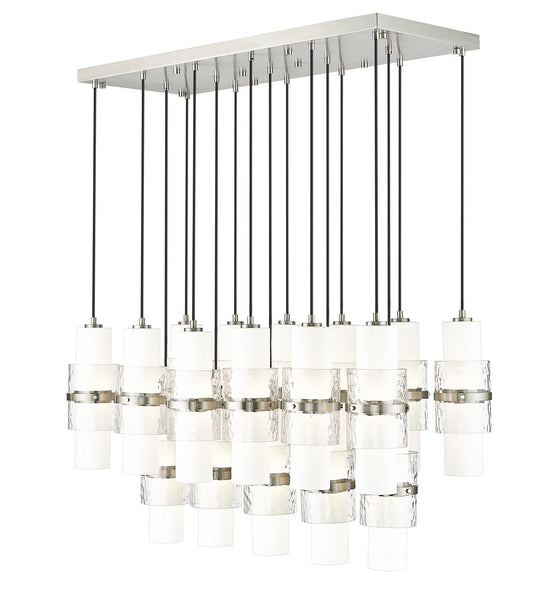 Z-Lite - 1946P-17L-BN - 17 Light Linear Chandelier - Cayden - Brushed Nickel