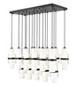 Z-Lite - 1946P-17L-MB - 17 Light Linear Chandelier - Cayden - Matte Black