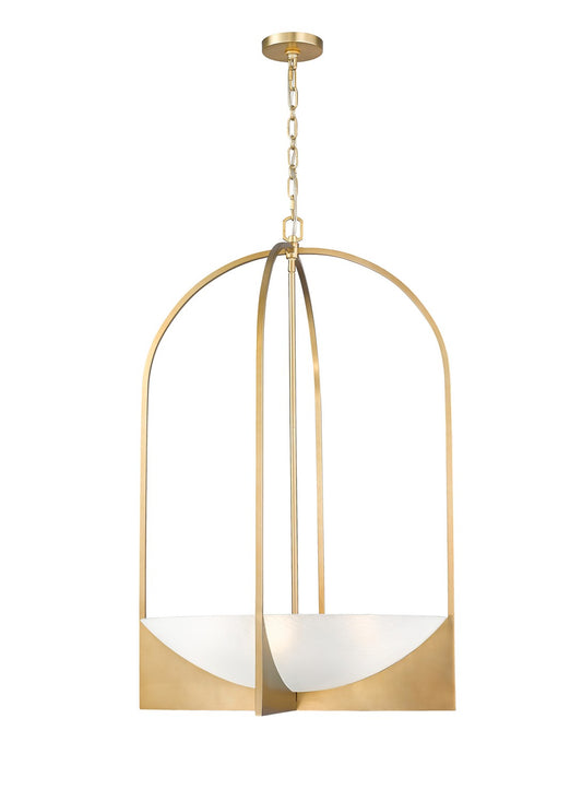 Z-Lite - 1947-38MGLD - Six Light Chandelier - Devon - Modern Gold