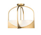 Z-Lite - 1947SFS-MGLD - Four Light Semi Flush Mount - Devon - Modern Gold