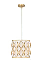 Z-Lite - 1948P12-MGLD - Three Light Pendant - Harden - Modern Gold