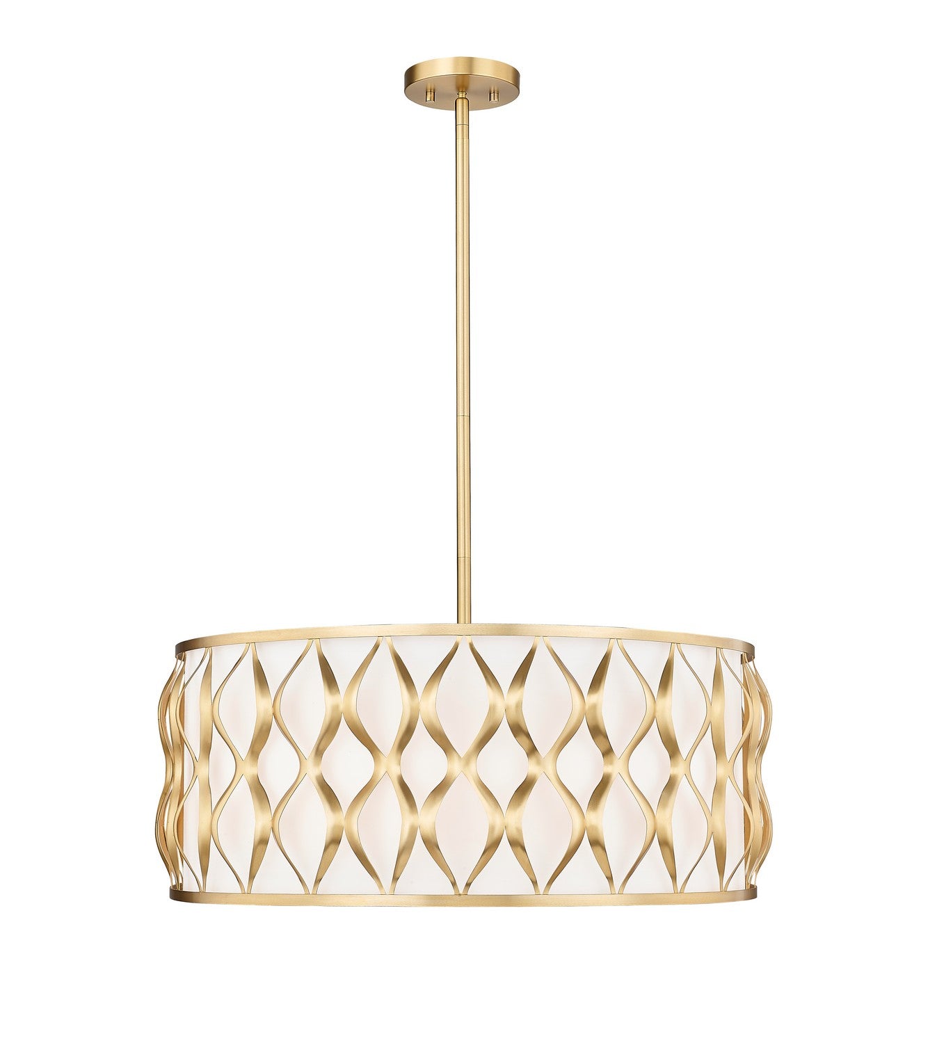 Z-Lite - 1948P26-MGLD - Eight Light Pendant - Harden - Modern Gold