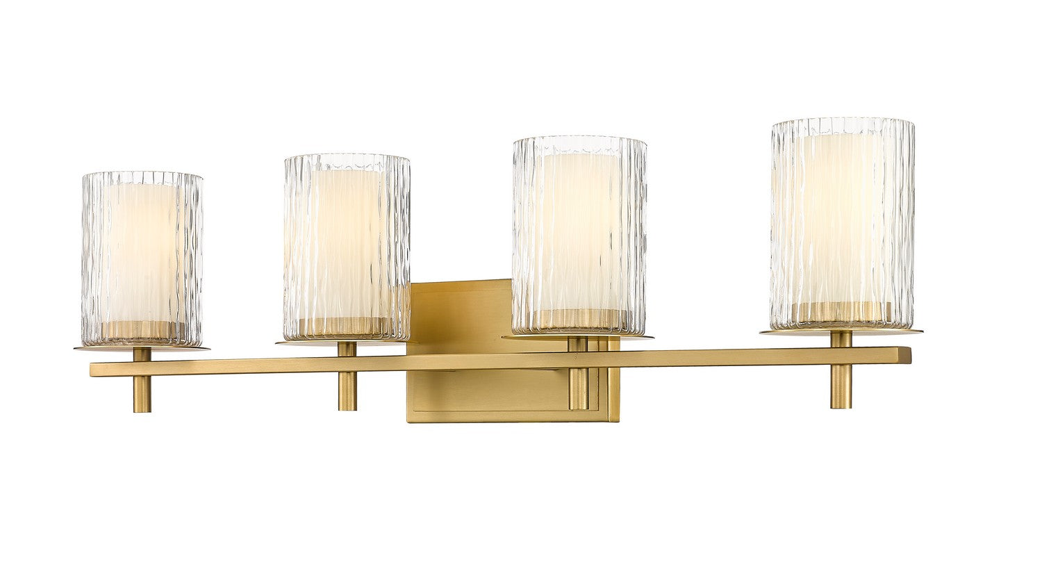 Z-Lite - 1949-4V-MGLD - Four Light Vanity - Grayson - Modern Gold