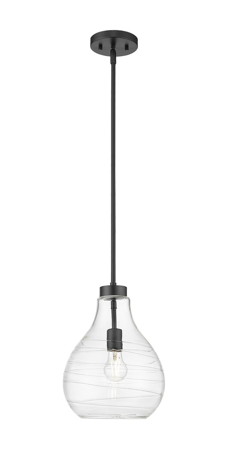 Z-Lite - 496P10-MB - One Light Pendant - Bon Air - Matte Black