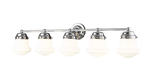 Z-Lite - 735-5V-CH - Five Light Vanity - Vaughn - Chrome