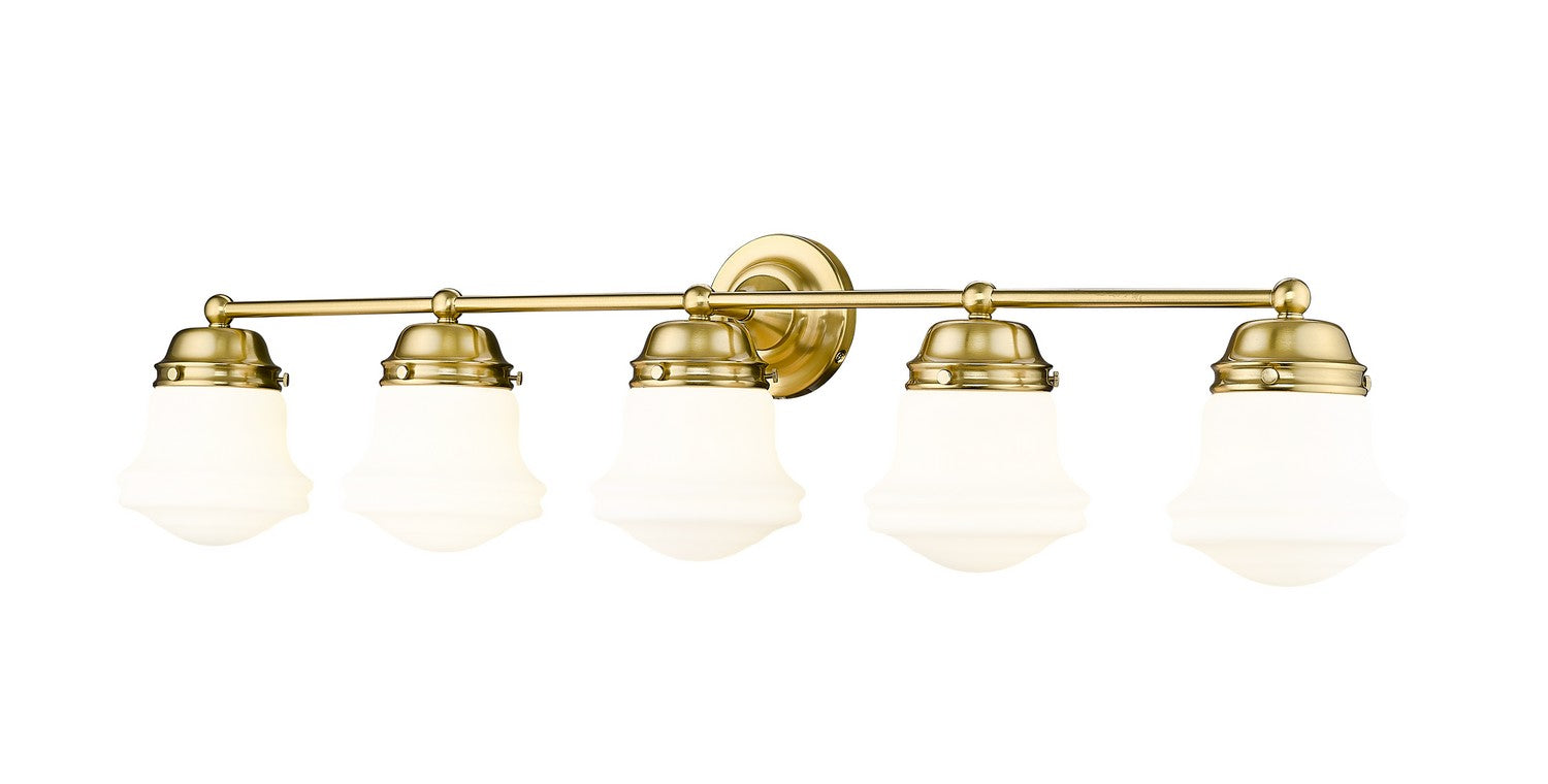 Z-Lite - 735-5V-LG - Five Light Vanity - Vaughn - Luxe Gold