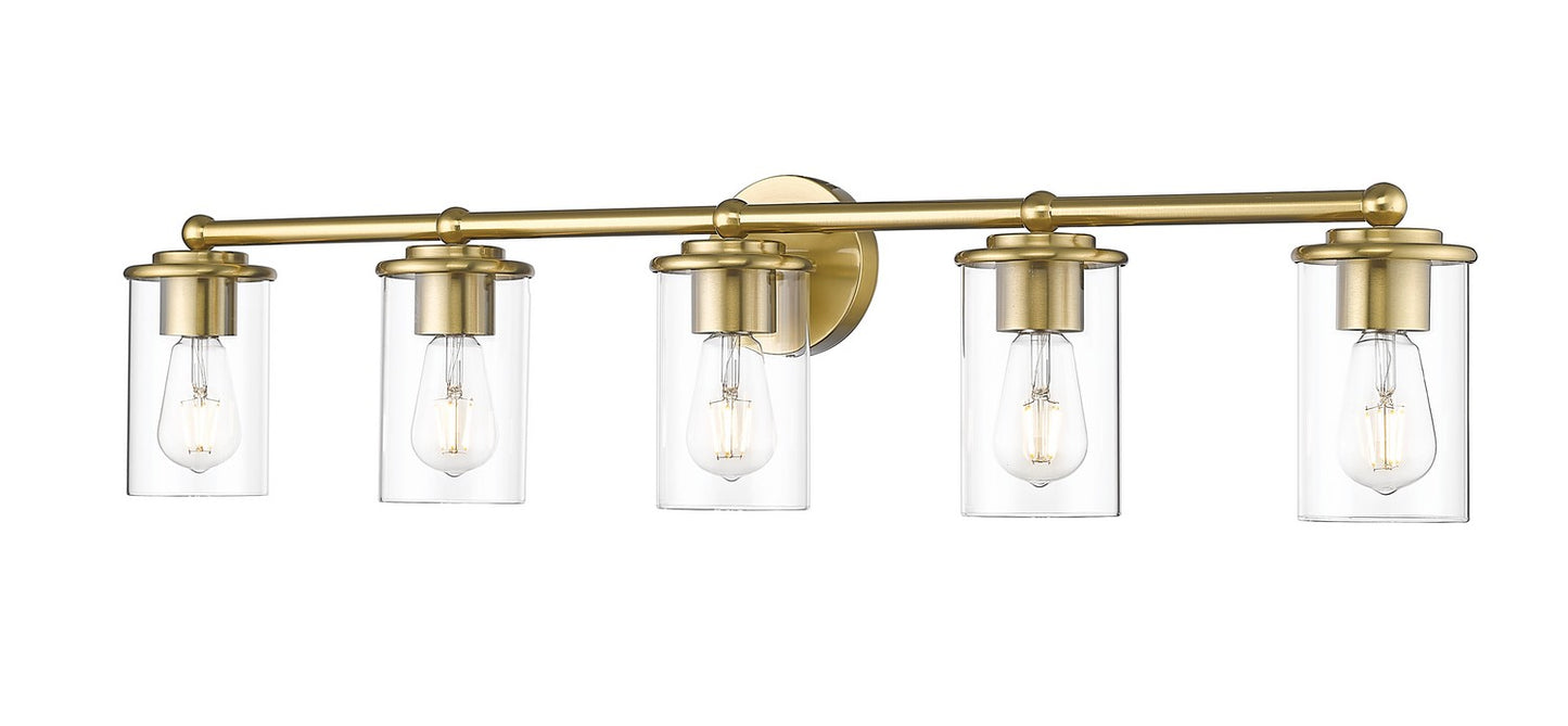 Z-Lite - 742-5V-LG - Five Light Vanity - Thayer - Luxe Gold