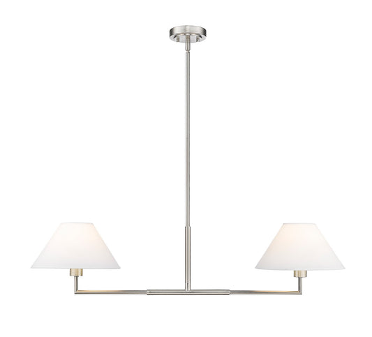 Z-Lite - 744-42L-BN - Two Light Chandelier - Leila - Brushed Nickel