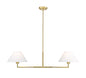 Z-Lite - 744-42L-LG - Two Light Chandelier - Leila - Luxe Gold