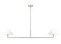 Z-Lite - 744-62L-BN - Two Light Chandelier - Leila - Brushed Nickel