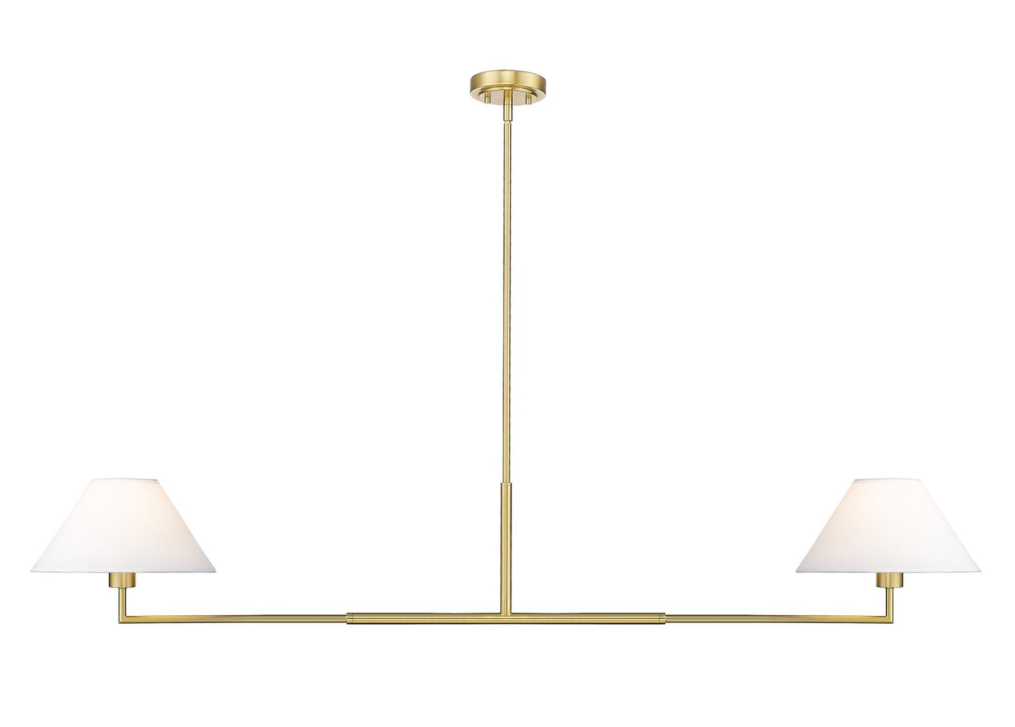 Z-Lite - 744-62L-LG - Two Light Chandelier - Leila - Luxe Gold