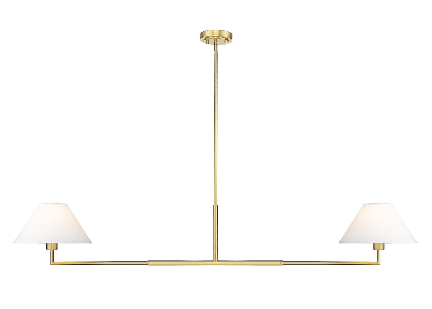 Z-Lite - 744-62L-LG - Two Light Chandelier - Leila - Luxe Gold