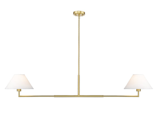 Z-Lite - 744-62L-LG - Two Light Chandelier - Leila - Luxe Gold