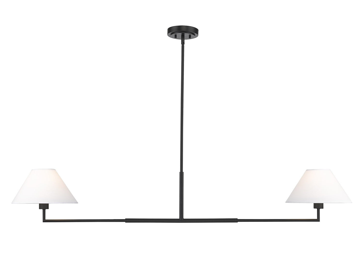 Z-Lite - 744-62L-MB - Two Light Chandelier - Leila - Matte Black