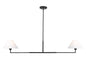 Z-Lite - 744-62L-MB - Two Light Chandelier - Leila - Matte Black