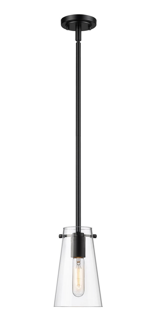 Z-Lite - 7508MP-ROD-MB - One Light Pendant - Kira - Matte Black