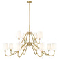 Z-Lite - 7509-12-60MGLD - 12 Light Chandelier - Gianna - Modern Gold