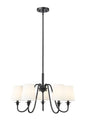 Z-Lite - 7509-5-26MB - Five Light Chandelier - Gianna - Matte Black