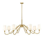 Z-Lite - 7509-8-60MGLD - Eight Light Chandelier - Gianna - Modern Gold