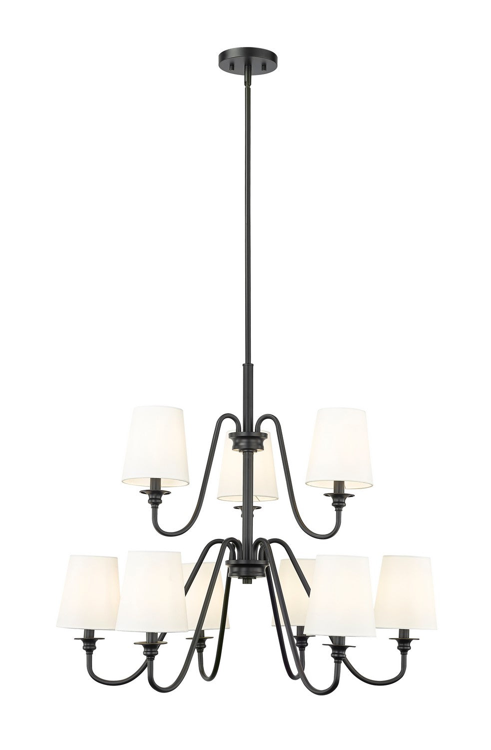 Z-Lite - 7509-9-32MB - Nine Light Chandelier - Gianna - Matte Black