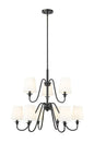 Z-Lite - 7509-9-32MB - Nine Light Chandelier - Gianna - Matte Black