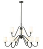 Z-Lite - 7509-9-46MB - Nine Light Chandelier - Gianna - Matte Black