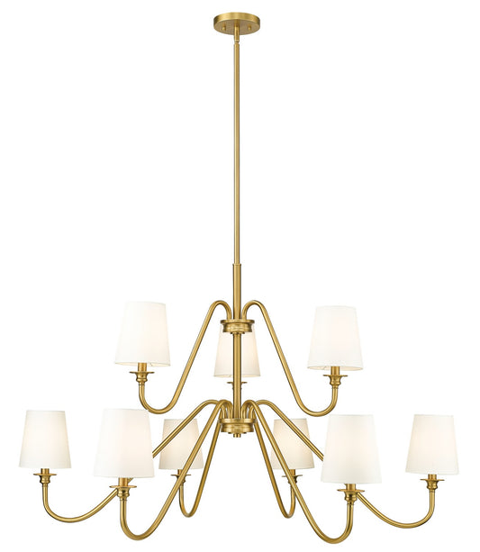 Z-Lite - 7509-9-46MGLD - Nine Light Chandelier - Gianna - Modern Gold