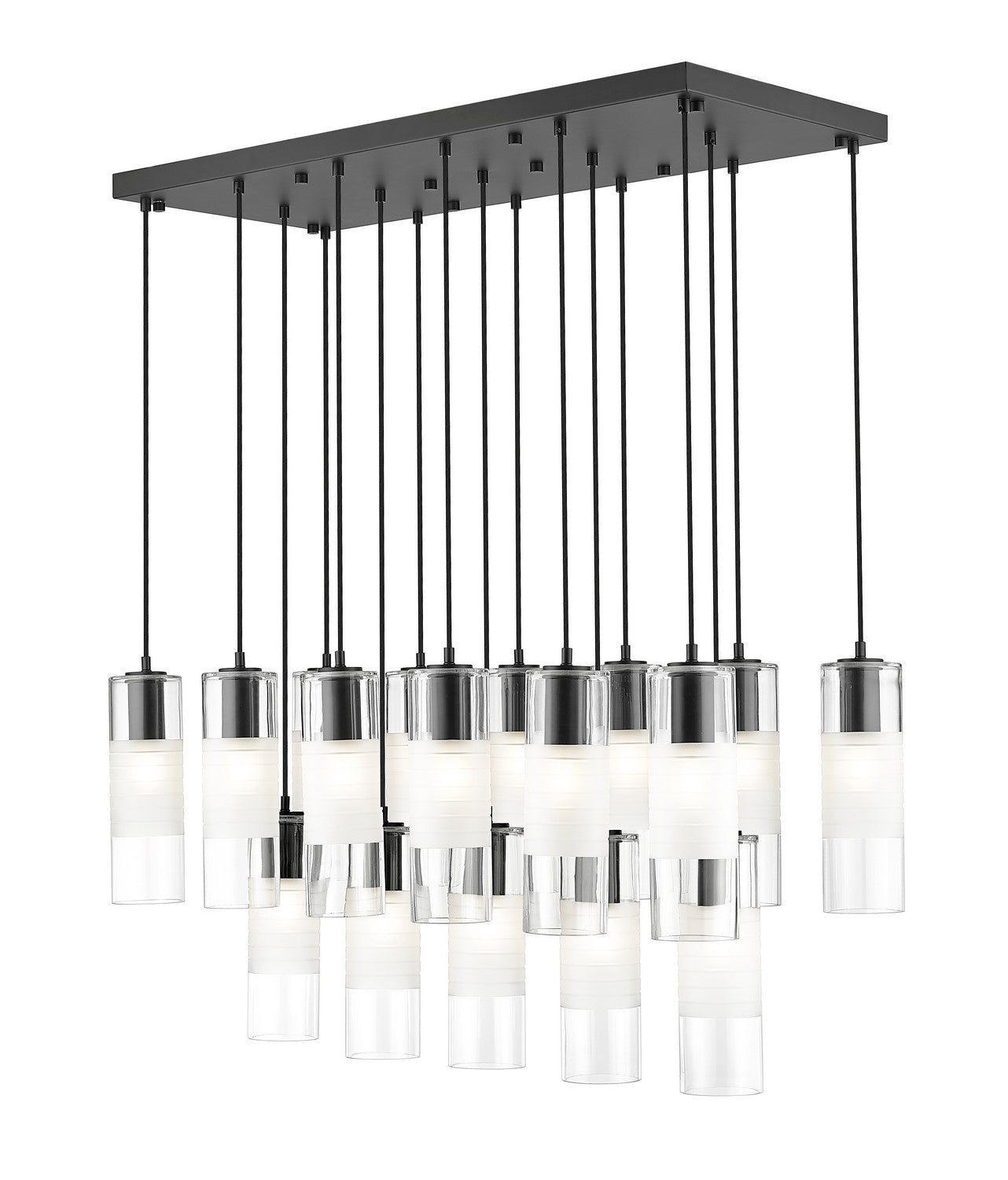 Z-Lite - 824P-17L-MB - 17 Light Linear Chandelier - Alton - Matte Black