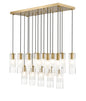 Z-Lite - 824P-17L-MGLD - 17 Light Linear Chandelier - Alton - Modern Gold